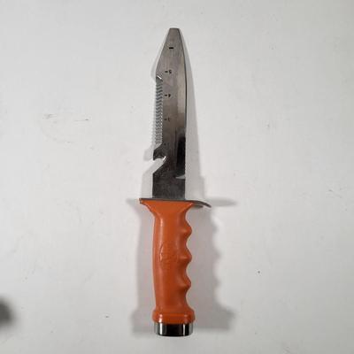LOT 106: Three Various Outdoor Sportsman Knives with Holders