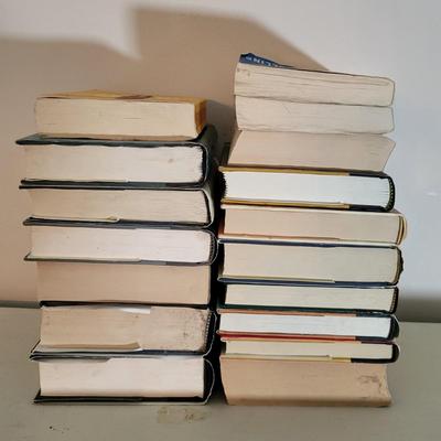 LOT 110: Seventeen Assorted Fiction Books Featuring Dean Koontz and More