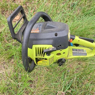 LOT 122G: Poulan 2700 Gas Powered Chain Saw with Additional Poulan P3314 Chain Saw for Parts / Repair