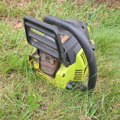 LOT 122G: Poulan 2700 Gas Powered Chain Saw with Additional Poulan P3314 Chain Saw for Parts / Repair