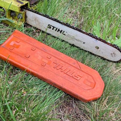 LOT 122G: Poulan 2700 Gas Powered Chain Saw with Additional Poulan P3314 Chain Saw for Parts / Repair