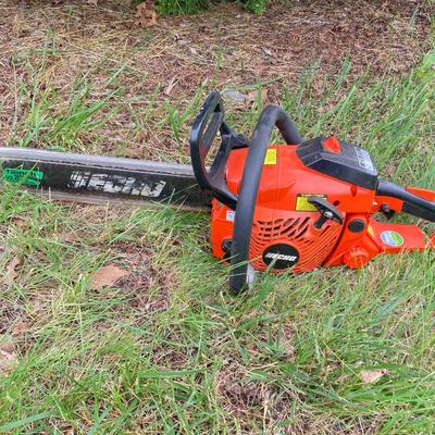 LOT 123G: Tanaka THT 2120 Gas Powered Chain Saw and Echo CS-370 Gas Powered Chain Saw