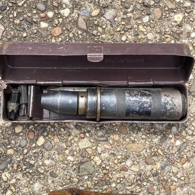 LOT 124G: Porter Cable Quicksand Sander in Case with Collection of Vintage Tools
