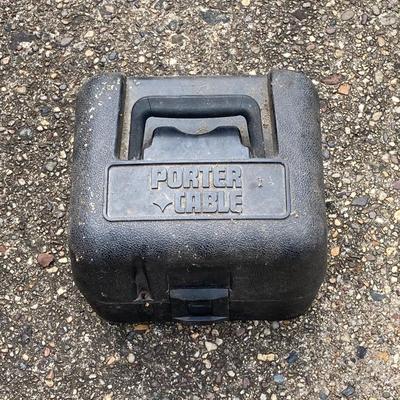 LOT 124G: Porter Cable Quicksand Sander in Case with Collection of Vintage Tools