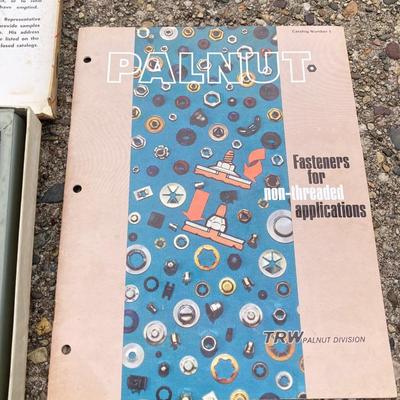 LOT 126G: Tap and Die Sets in Cases and Palnut Lock Nuts / Fasteners in Original Box