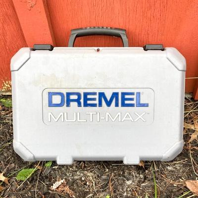 LOT 128G: Dewalt D21007 Electric Drill / Drill Bits in Cases, Dremel Multi-Max in Case and Mini Die Grinder