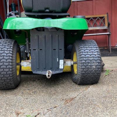 LOT 129P: John Deere E120 Riding Lawn Mower