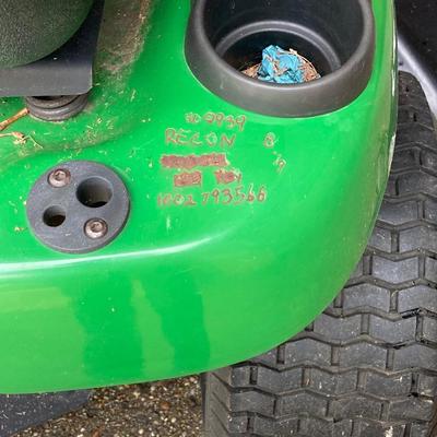 LOT 129P: John Deere E120 Riding Lawn Mower