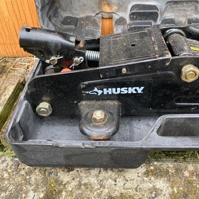 LOT 132S: Century Model 87151 Battery Charger, Husky Jack in Case, Jumper Cables and Power Cord