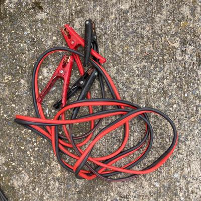LOT 132S: Century Model 87151 Battery Charger, Husky Jack in Case, Jumper Cables and Power Cord