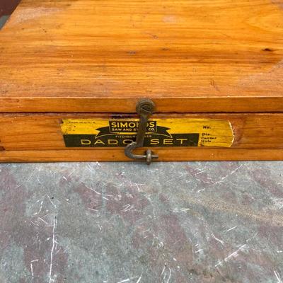 LOT 139G: Vintage Tools - Power House Sabre Jig Saw, Weller Soldering Gun, Soldering Kit, Saw Blades in Wood Storage Box and More