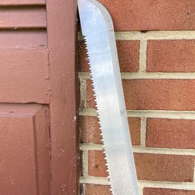 LOT 140G: Machete Style Knife with Sheath