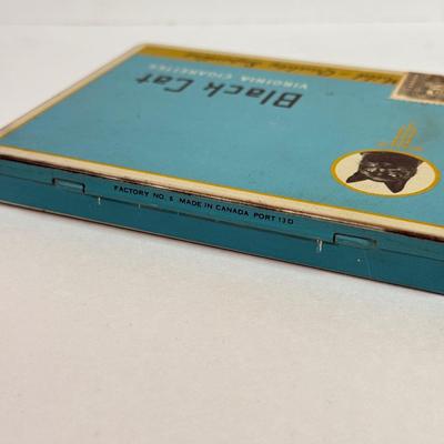 LOT 143L: Black Cat Collection: Vintage Virginia Cigarette Box, Teapot, Vase & More