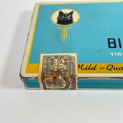 LOT 143L: Black Cat Collection: Vintage Virginia Cigarette Box, Teapot, Vase & More