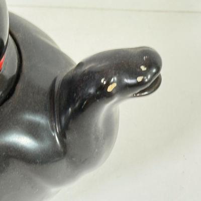 LOT 143L: Black Cat Collection: Vintage Virginia Cigarette Box, Teapot, Vase & More