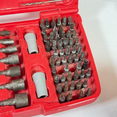 LOT 151L: Three Boxes of Drill Bits: Skil, Dewalt & Kobalt (incomplete)
