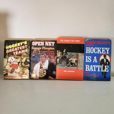 LOT 155: Sixteen Various Hard Back Hockey Books