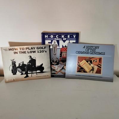 LOT 156: Fifteen Various Paperback Hockey Books and Hockey/Baseball Trading Cards