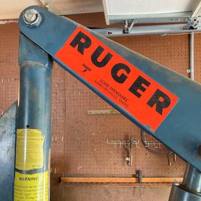 LOT 161G: Ruger HP18CJ Rolling Industrial Crane / Hoist - 2000 lb Capacity