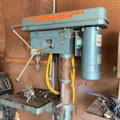 LOT 162G: Ellis Variable Speed Control Drill Press Model No. 8000 (Leeson) Direct Current Permanent Magnet Motor