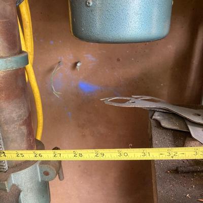LOT 162G: Ellis Variable Speed Control Drill Press Model No. 8000 (Leeson) Direct Current Permanent Magnet Motor