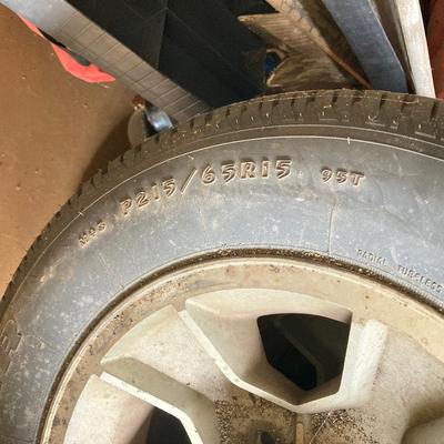 LOT 164G: Tires and Wheels - Six Tires, Hankook, Goodyear and More (5 Lug Wheels Included)