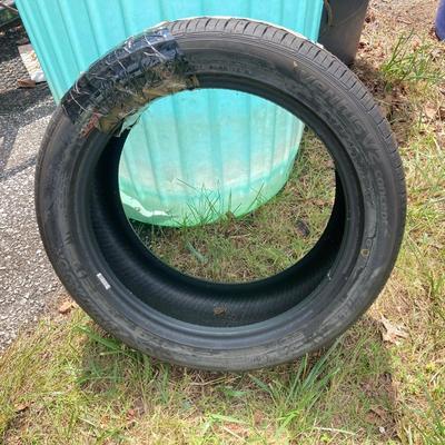 LOT 164G: Tires and Wheels - Six Tires, Hankook, Goodyear and More (5 Lug Wheels Included)
