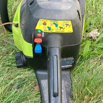 LOT 165G: Pair of Poulan Gas Powered Chain Saws (Super Micro Deluxe / Model 3314) - Includes Carrying Case