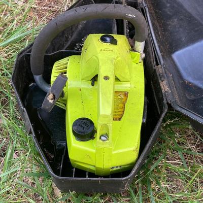 LOT 165G: Pair of Poulan Gas Powered Chain Saws (Super Micro Deluxe / Model 3314) - Includes Carrying Case