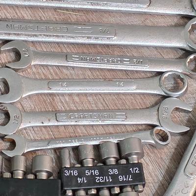 LOT 182D: Large Assortment Of Craftsman & Kobalt Tool Socket & Assorted Nut Driver Sets
