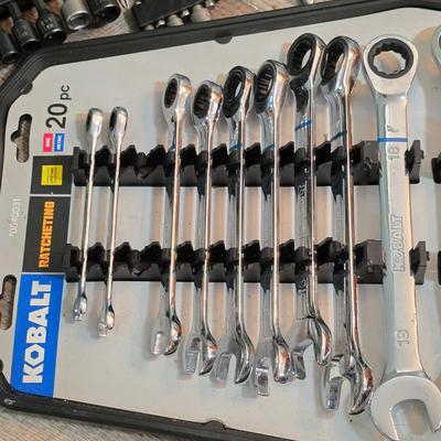 LOT 182D: Large Assortment Of Craftsman & Kobalt Tool Socket & Assorted Nut Driver Sets
