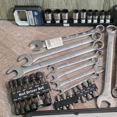 LOT 182D: Large Assortment Of Craftsman & Kobalt Tool Socket & Assorted Nut Driver Sets