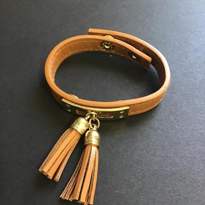 Brown tassel bracelet