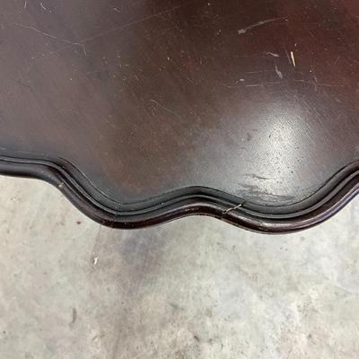 Sale Photo Thumbnail #906: Trim has been repaired
Measurements:
26" in diameter, 29.5" in height