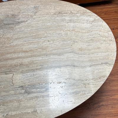 Marble Top Empire Style Cocktail Table