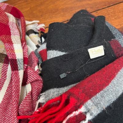 Designer Scarf Lot - Liberty of London, Silk, Wool, Alpaca