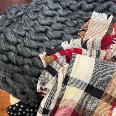 Designer Scarf Lot - Liberty of London, Silk, Wool, Alpaca