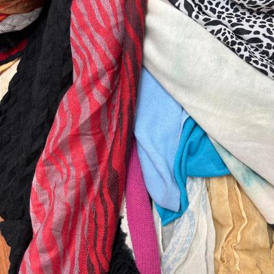 BIG Scarf Lot Mixed Sizes Textures
