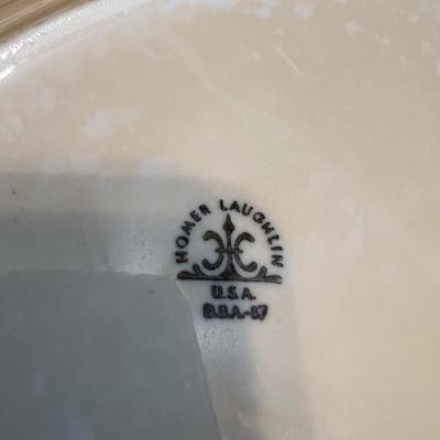 Big Kitchenware Pottery Ceramic Lot - Cuisinart, Hall, Homer Laughlin, Longaberger, Edwin Bennett