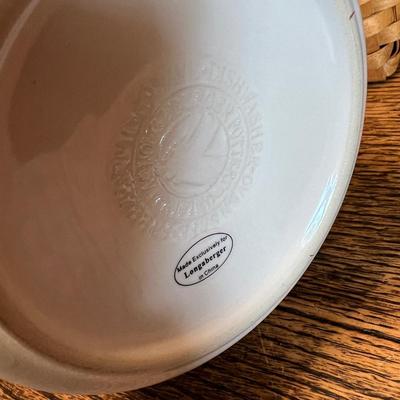 Big Kitchenware Pottery Ceramic Lot - Cuisinart, Hall, Homer Laughlin, Longaberger, Edwin Bennett