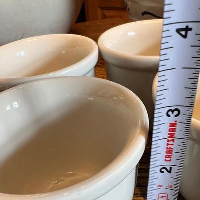 Big Kitchenware Pottery Ceramic Lot - Cuisinart, Hall, Homer Laughlin, Longaberger, Edwin Bennett