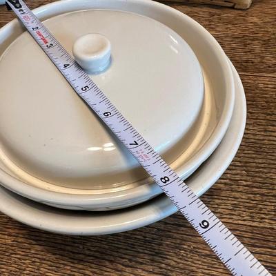 Big Kitchenware Pottery Ceramic Lot - Cuisinart, Hall, Homer Laughlin, Longaberger, Edwin Bennett