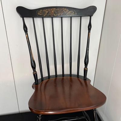 Antique Austrian and Vintage Hitchcock Style Chairs