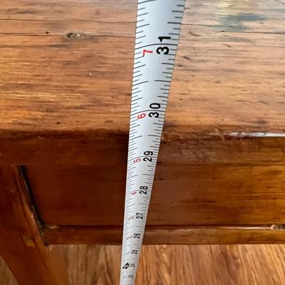 Vintage Solid Wood Single Drawer Side Table