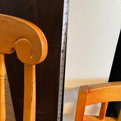 Mixed Lot of 3 Wood Chairs