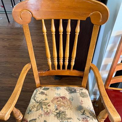 Mixed Lot of 3 Wood Chairs