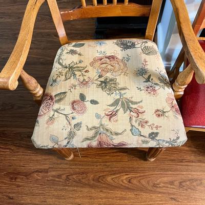 Mixed Lot of 3 Wood Chairs