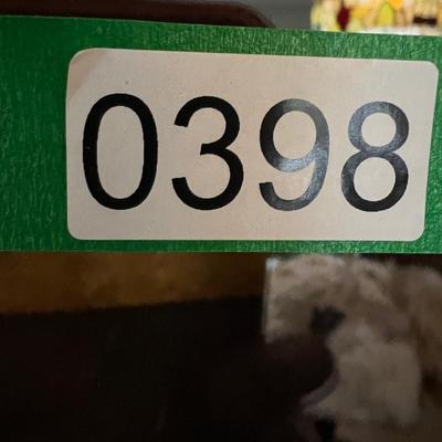 Antique Ornate Carved Wood Cabinet w Mirror Mantle