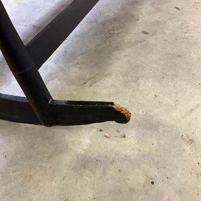 Sale Photo Thumbnail #938: Ends of rockers are damaged,(chewed) see pictures
Measurements:
4' in length, 27.5" in depth, 32" in height, 15" in seat height, seat depth is 16.5"
