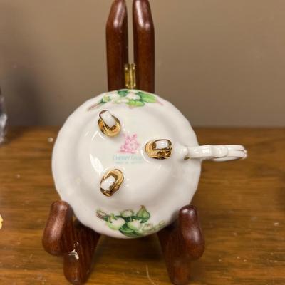 Cherry China Floral Cup and Saucer